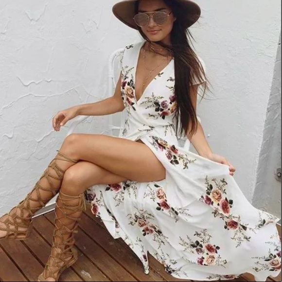 ❌. 5🌟RATED❤️wrap dress - Picture 4 of 8